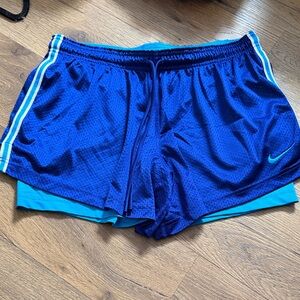 Nike Royal Blue Women's Athletic Shorts